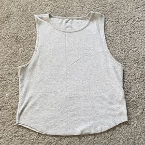 American Eagle Outfitters Light Gray Tank Top